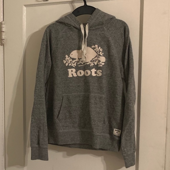 Roots Salt/Pepper Kanga Hoodie - Picture 1 of 3